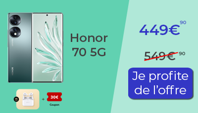 image CTA smartphone HONOR 70 Earbuds- Les Mobiles.png