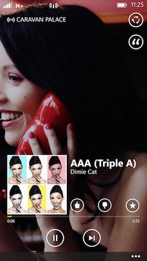 Nokia Lumia 1320 : Mix Radio