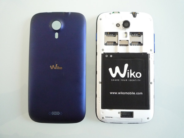 Wiko Cink Five : batterie et double SIM