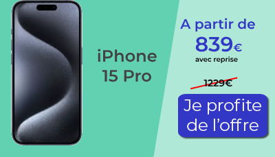 iPhone 15 Pro precommande Boulanger