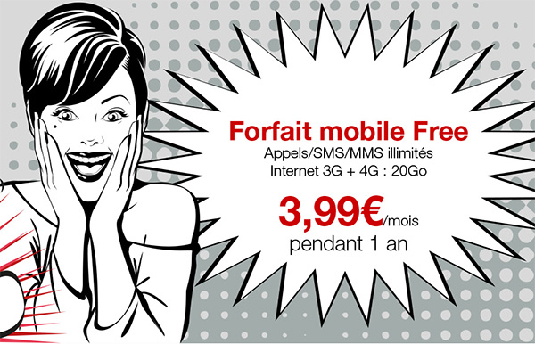 Free Mobile brade son forfait illimité à 3,99 euros !