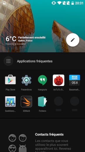 OnePlus X interface