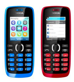 Nokia 112 et Nokia 113 : deux mobiles d'entrée de gamme pour l'Internet mobile et les jeux