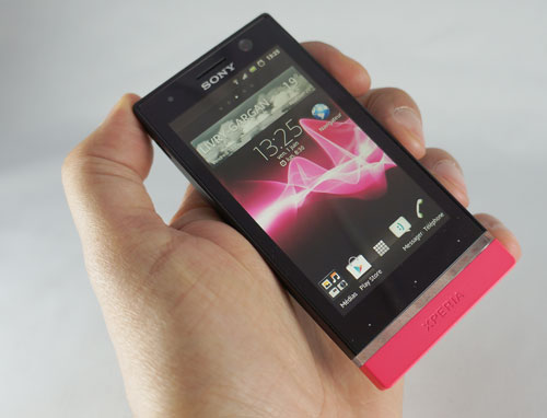 test Sony Xperia U : design