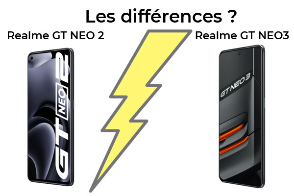Realme GT Neo 3 vs realme GT Neo 2 : les différences !