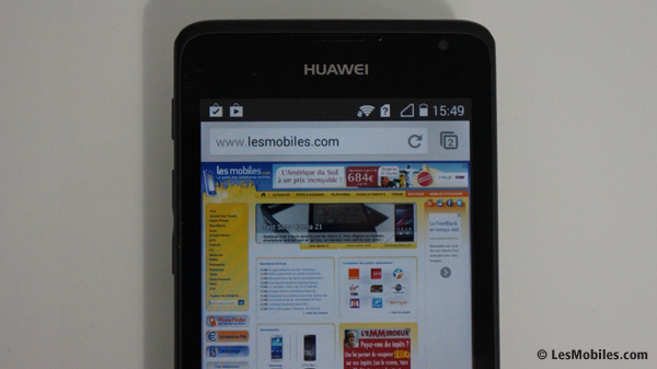 Huawei Ascend Y530 : écran