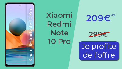 Xiaomi Redmi Note 10 Pro Amazon promotion soldes