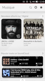 bq Aquaris E4.5 Ubuntu Edition panneau