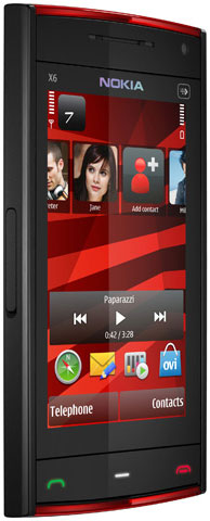Nokia X6 : smartphone tactile musical