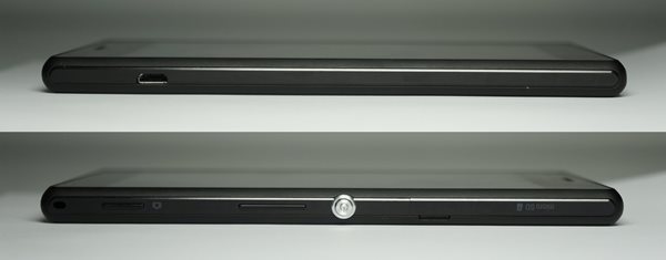 Sony Xperia M2 : gauche / droite