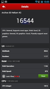 Archos 50 Helium AnTuTu