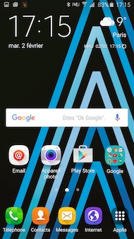 Samsung Galaxy A5 (2016) interface