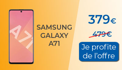 Amazon Prime Days : Samsung Galaxy A71 en promo