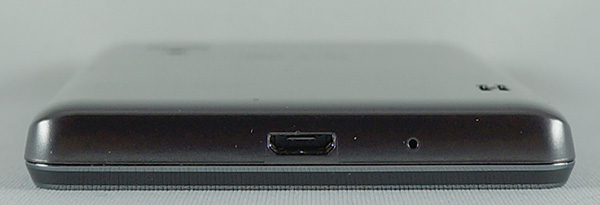 LG Optimus L5 II : tranche inférieure