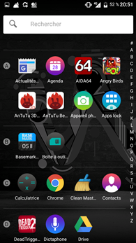 Wiko Ufeel : Mes Apps