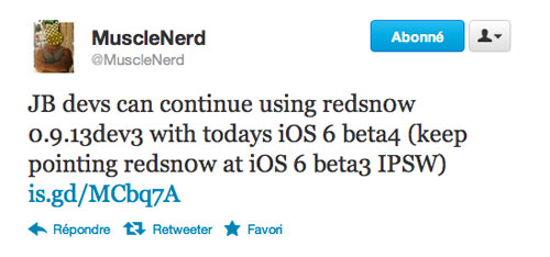 iOS 6 bêta 4 déjà jailbreaké !