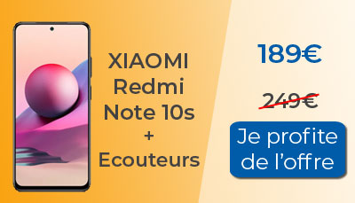Le Xiaomi Redmi Note 10s est à 189? chez Fnac