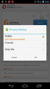 Trend Micro Privacy Scanner pour Android
