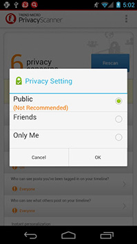 Trend Micro Privacy Scanner pour Android