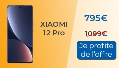 Le Xiaomi 12 ¨Pro est au meilleur prix chez Rakuten