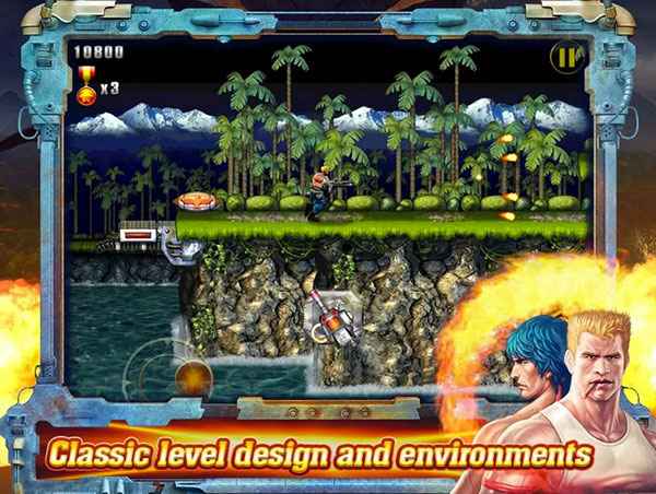 Contra: Evolution de Konami sur Android