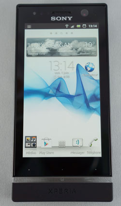 test Sony Xperia U : écran de 3,5 pouces