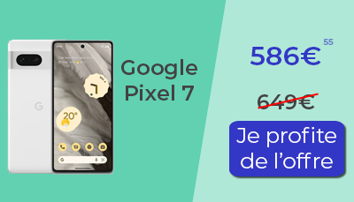 Google Pixel 7 meilleur prix 
