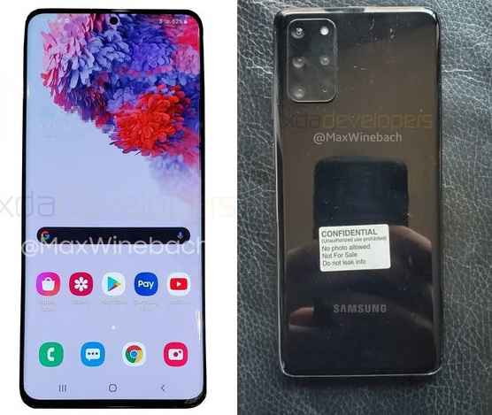 Le Samsung Galaxy S20+ se dévoile et embarquerait 12 Go de RAM