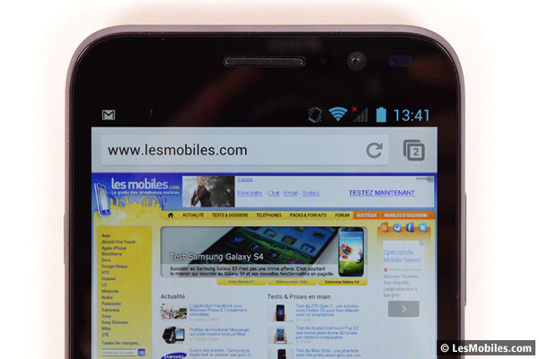 Kazam Tornado2 5.0 : écran