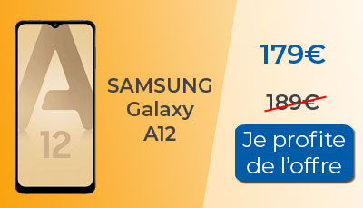 Promotion sur le Samsung Galaxy A12