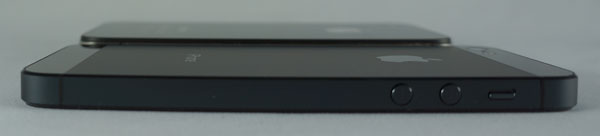 Test iPhone 5 : comparatif taille avec l'iPhone 4S