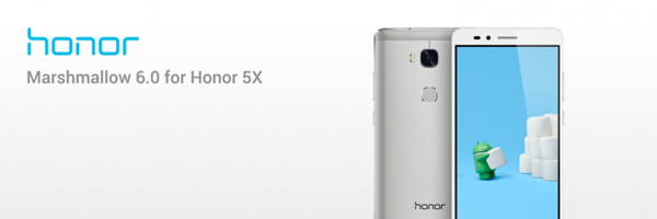 Honor 5X : Android Marshmallow enfin disponible en France
