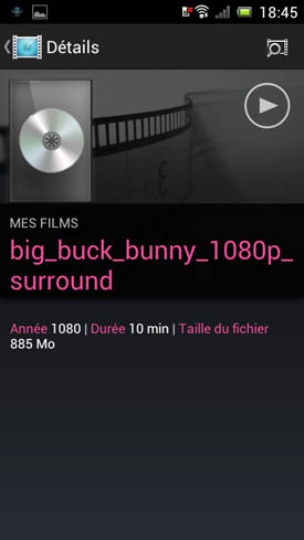 Sony Xperia J : lecteur MP3