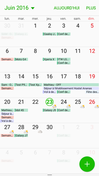 Samsung Galaxy J5 : S Planner simple
