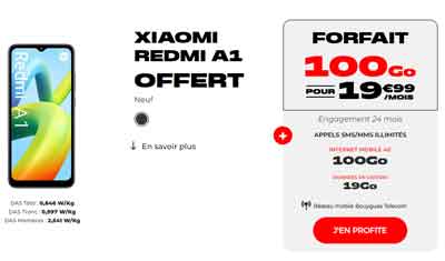 promo xiaomi redmi a1 noel pack nrj mobile