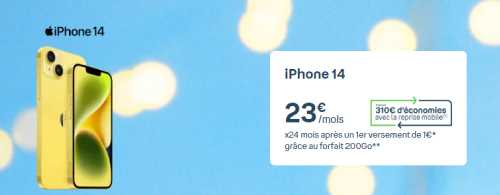 promo iPhone 14 bouygues telecom