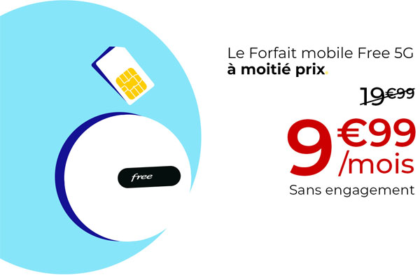 Bon plan Free Mobile : un forfait 5G illimité à 10€ pour les abonnés Freebox Pop !