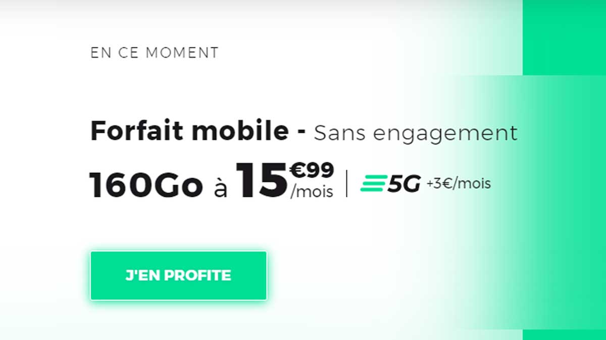 Bon plan forfait mobile : Nouvelle offre RED BY SFR avec 160Go à 15,99 € et sans engagement de durée !