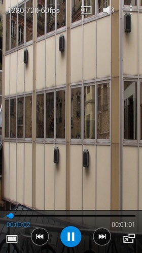 Samsung Galaxy S5 : Lecture vidéo