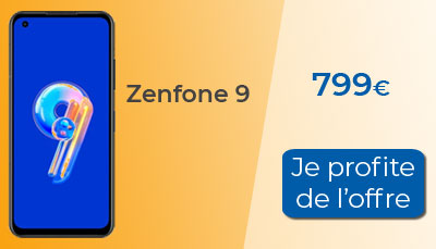 zenfone 9 offre boulanger