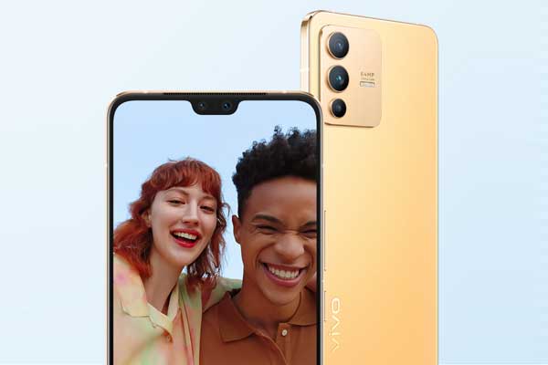 Nouveau smartphone Vivo V23 5G qui change de couleur lorsqu’il est exposé à la lumière