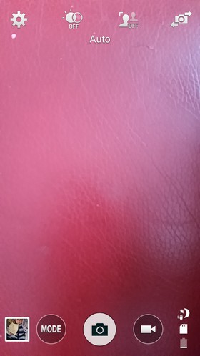 Samsung Galaxy S5 : menu vidéo