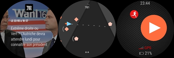 LG Watch Urbane 2 : applications tierces