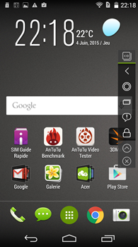 Acer Liquid Jade Z : bureau