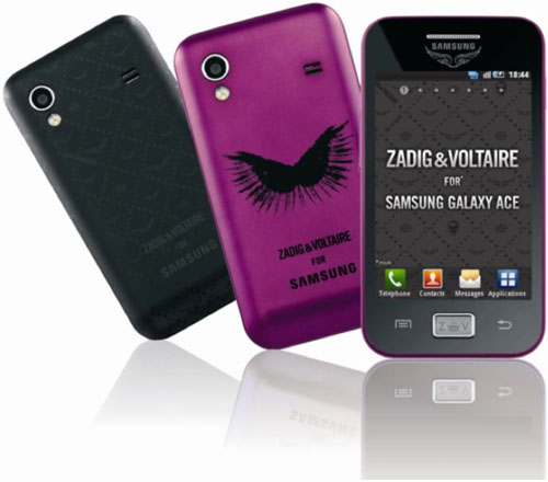 Le Samsung Galaxy Ace par Zadig et Voltaire 