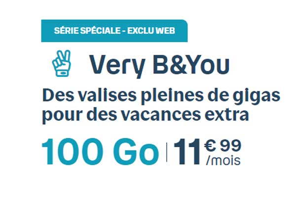 Les nouvelles offres mobiles Very B&You sont arrivées chez Bouygues Telecom !