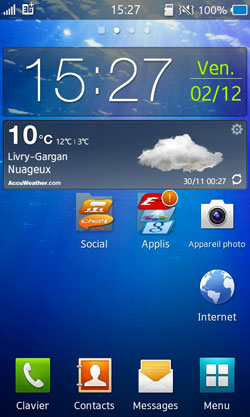 Test Samsung Galaxy Wave 3 processeur 1,4 GHz dos coulissant écran super amoled 4 pouces 5 mégapixels Bada 2.0 Live Panel Samsung Apps