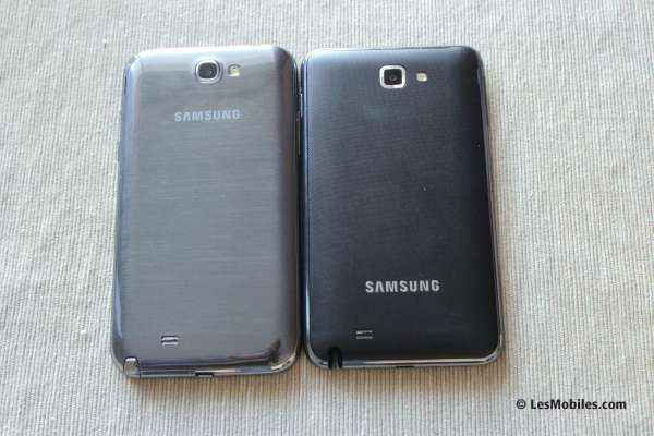 Comparaison des deux Galaxy Note