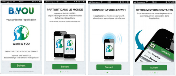 B&YOU : appels et SMS gratuits et illimités depuis le monde entier vers la France