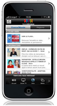 Une application iPhone pour France Télévisions